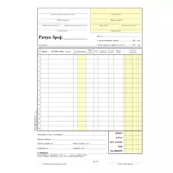 RaÄ?un PDV A4/NCR