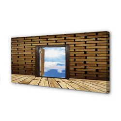 tulup.si Slika na platnu Vrata nebo 3d 120x60 cm