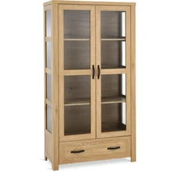 Vitrina JUNGEN 2 vrata 1 fioka topao hrast boja