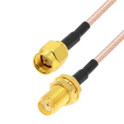 Pigtail SMA vtičnica/SMA vtič RG316 8m