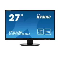 Monitor 27 IIYAMA E2783QSU-B1, QHD (2560x1440), 1ms, FreeSync, 350cd/m2, DP, HDMI, DVI, Speakers, USB-HUB(2x3.0)