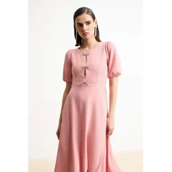 Trendyol Milla Ženska haljina Tprss25El00234, Roze