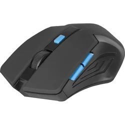 DEFENDER Bežični gejming miš Accura MM-275, USB povezivanje, 1600 DPI, Crno - plavi