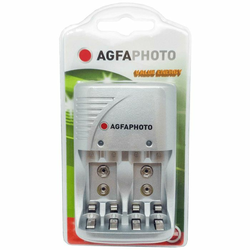 AgfaPhoto Punjač za baterije, univerzalni, AA, AAA, 9V - Photo Accu Charger Value Energy