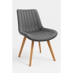 Trpezarijska stolica c-413 linea wood siva ( 0000503 )