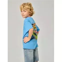 Sinsay - Pamučna majica sa printom Hot Wheels - plava