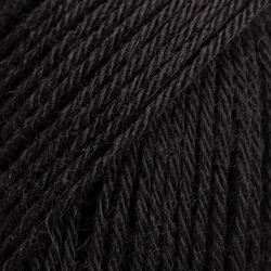 Drops Nord Uni Colour 02 Black Pletilna preja