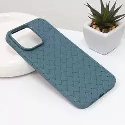 TERACELL Torbica Weave case za iPhone 14 Pro Max 6.7 petrolej