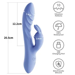 Swirl rechargable vibrator