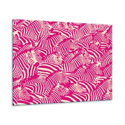 shumee Steklena zaščitna plošča ZA štedilnik 60x52 zebra