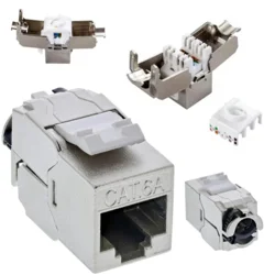 slomart ATL RJ10 Keystone modul RJ45 STP Cat.6a, brez orodja