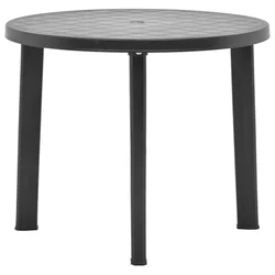 Vidaxl Vrtna miza 89 cm plastika