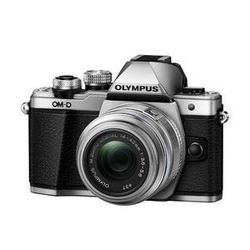 OLYMPUS D-SLR fotoaparat OM-D E-M10 II + EZ-M14-42mm II R (V207051SE000), srebrn