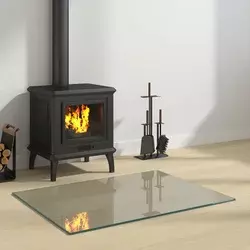 Staklena ploča za kamin *Transparent*an 80 x 60 cm Stakl