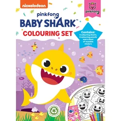 Slikovnica Baby Shark set za bojanje