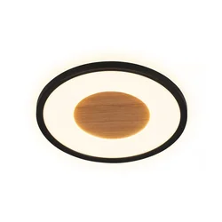 Brilo - LED plafonsko svetlo SUFIT WOOD LED/18W/230V 3000K prečnik 29 cm