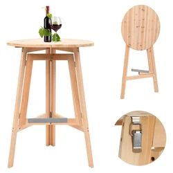 Sklopivi barski stol od jelovine 78 cm