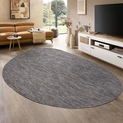 Conceptum Hypnose Tepih Tema 9035, Ovalni, 120 x 180 cm, Sivi