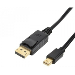 E-GREEN mini DisplayPort (M) - DisplayPort (M) 1.5m crni