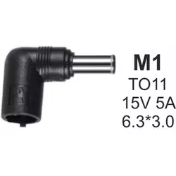 NPC-TO11 (M1) Gembird konektor za punjac 75W-15V-5A, 6.3*3.0mm