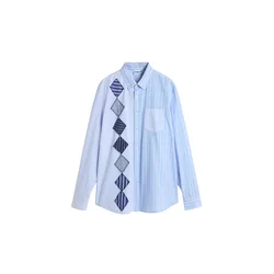 Desigual Srajca modra/mornarska/svetlo modra/bela