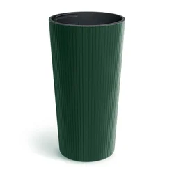 Saksija Lamia visoka 25cm sa uloškom - oliva zelena 2411U ( 20005 )
