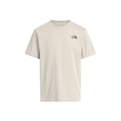 THE NORTH FACE Majica MOUNTAIN SKETCH rjava/volneno bela