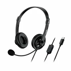 Genius slušalice HS-230U, USB-C, crne