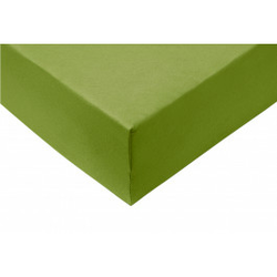 VITAPUR čaršav pamučni elastični Lyon 90x190 - zelena