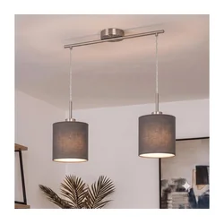 Brilagi - LED luster na lanku NUBILA 2xE27/60W/230V antracit