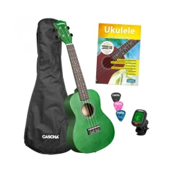 CONCERT UKULELE zelen Lipa SET CUC104S
