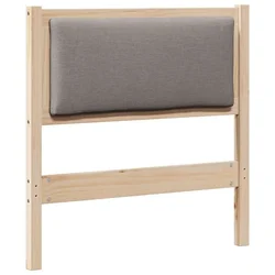 Vidaxl Vzglavje Drugo Rjava 75 cm Trdna borovina