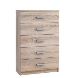 Komoda Tapdrup 5 fioka div. hrast ( 3659489 )