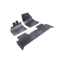 Rigum Tipske gumene patosnice za Renault Grand Scenic 2009 5 Door, Crne