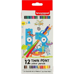 Bruynzeel Kids Twin Points barvica 12 set