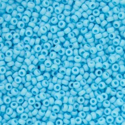 Kašaste perle (seed beads) 11/0-2 mm mat svetlo plava