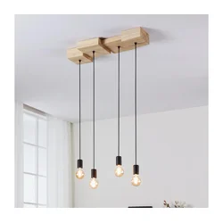 Eglo 43799 - Luster na sajli HALKIN 4xE27/40W/230V