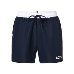BOSS Kratke kopalne hlače Starfish  marine / bela