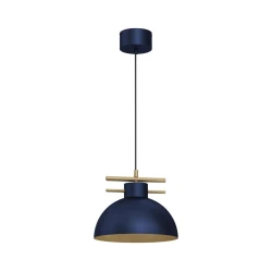 Luster na sajli ESTATE 1xE27/15W/230V plave boje