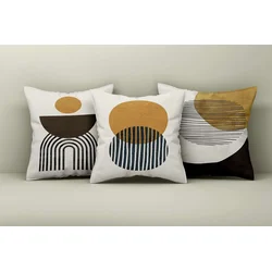 Aberto Design Set dekorativnih jastučnica Asr_plw25-51, 43x43 cm, 3 komada, Šarena