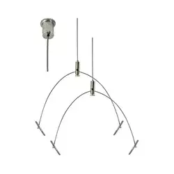 e2 elektro - Komplet visećih sajli 150 cm sjajni hrom