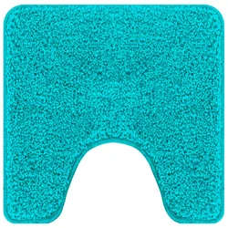 Prostirka protiv klizanja s izrezom za WC Tirkizna 50 x 50 cm
