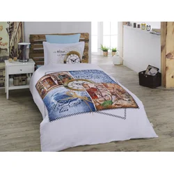 Lessentiel Maison Komplet posteljine Marine, 160x220cm,180x240cm, Bela