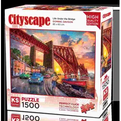 KS Games - Puzzle Davison: Četrti most ob sončnem zahodu - 1 500 kosov