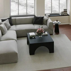 Hanah Home Klub sto Collesium, 80x37x80 cm, Crni