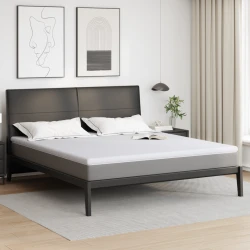 Vidaxl Blazine za vzmetnice Bela 200 x 200 cm