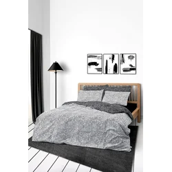 Lessentiel Maison Ranfors set duplih jorganskih prekrivača, 200x220 cm, Crni,