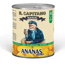 IL CAPITANO Kompot ananas, Kocka, 850 ml