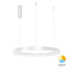 Braytron LED visilica BRY-BELLA-SLP-PD-OKRUGLA-BELA-46W-3U1-IP20