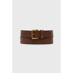 Usnjen pas Polo Ralph Lauren Moški, rjava barva